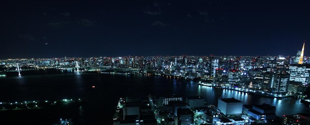 View photos from the dwelling unit. Night view from 58 floor ・ Vista superb view.