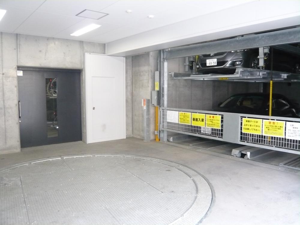 Parking lot. Common areas