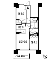 Floor: 2LDK + WIC, the occupied area: 54.58 sq m, Price: TBD