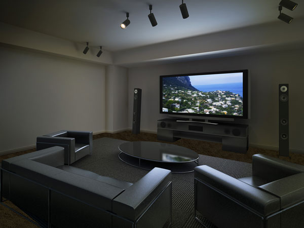 Shared facilities.  [Theater Room] Of large powerful video and sound can be enjoyed (Rendering)