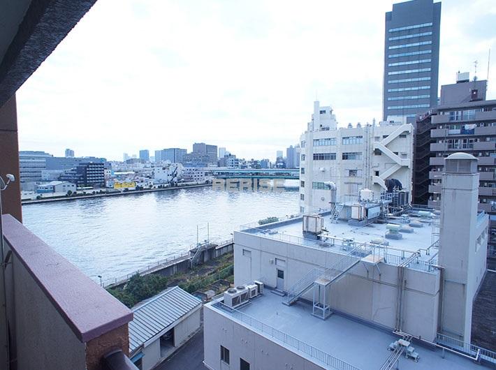 View photos from the dwelling unit. Sumida River is visible