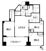 Floor: 3LDK + WIC + SIC, the occupied area: 66.37 sq m, Price: TBD