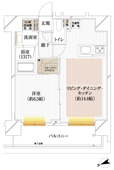Floor: 1LDK, occupied area: 46.11 sq m, Price: 41,900,000 yen, now on sale