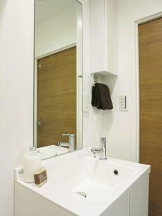 Wash basin, toilet. ~ Interior was completed ~