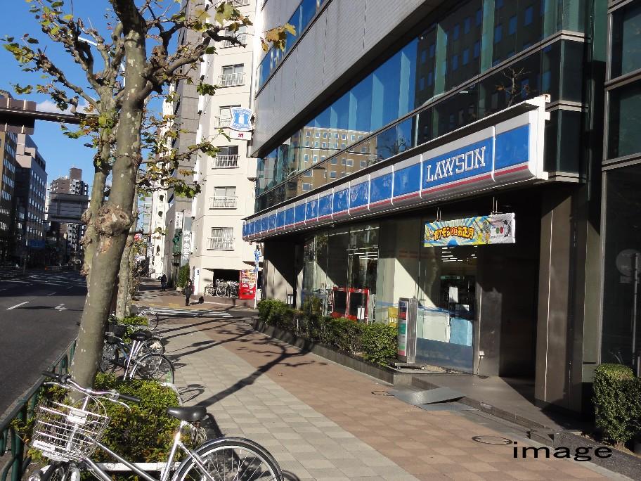 Convenience store. Lawson Kachidoki Yonchome store up (convenience store) 118m