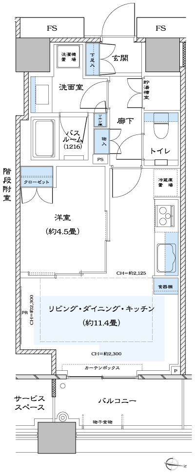 Floor: 1LDK, occupied area: 42.04 sq m, price: 34 million yen ~ 37 million yen (tentative)