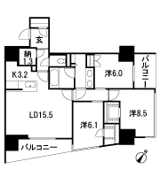 Floor: 3LDK + N + 2WIC + SIC, the occupied area: 92.88 sq m, Price: 75,500,000 yen, now on sale