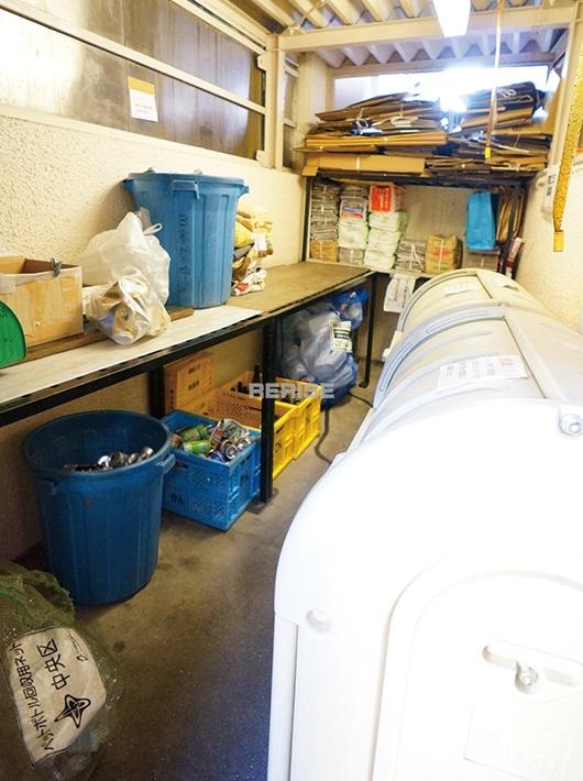 Other common areas. 24 hours out the garbage can