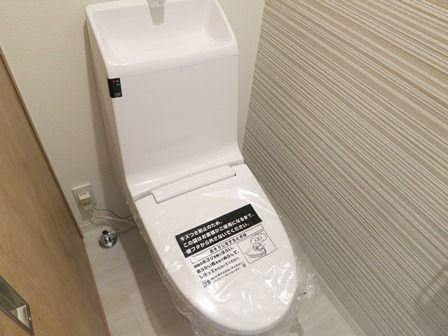 Toilet. With Washlet