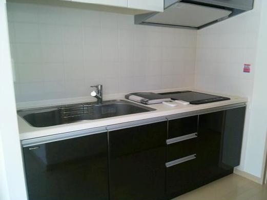 Kitchen. Cutting board space is widely, Since the sink is also deep type, Also in large pot