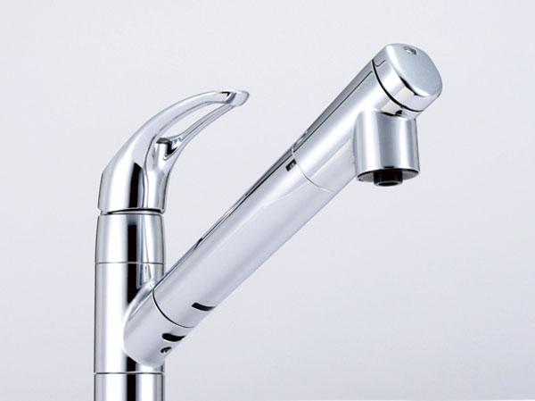Kitchen.  [Water purifier integrated shower faucet] Delicious water clean have built-in a water purifier that can be used at any time. Further equipped with a convenient hand shower when you wash the dishes and sink.  ※ Water purifier cartridge requires periodic replacement because it is consumable.