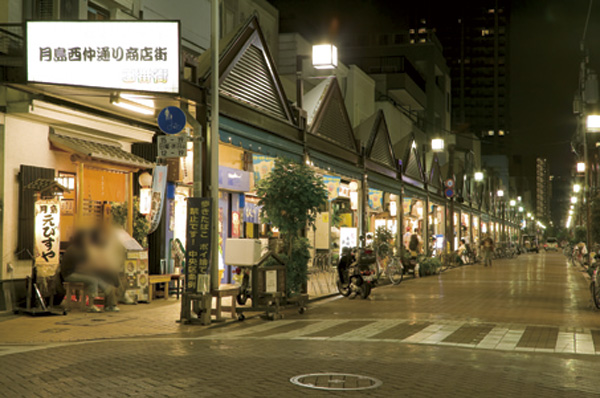 Other. Tsukishima Nishi Naka-dori shopping street (Monja Street) (about 670m ・ A 9-minute walk)