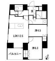 Floor: 2LDK + TR, the occupied area: 59.53 sq m, Price: 52,090,230 yen ・ 55,637,229 yen, now on sale