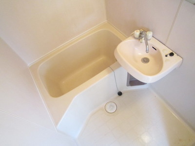 Bath. Bus toilet by