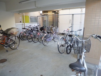 Other common areas. There are bicycle parking space.