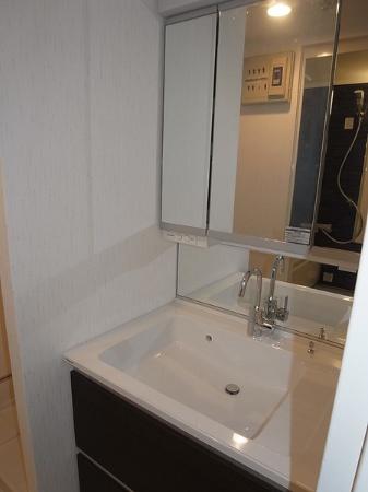 Wash basin, toilet. Vanity of the new exchange