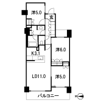 Floor: 3LDK, the area occupied: 66.1 sq m, Price: TBD