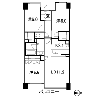 Floor: 3LDK, occupied area: 70.06 sq m, Price: TBD