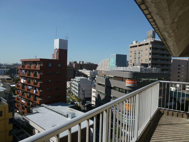 Balcony. View from the balcony