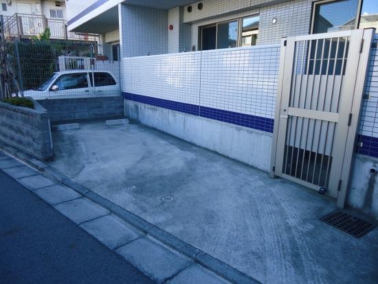 Parking lot. Common areas