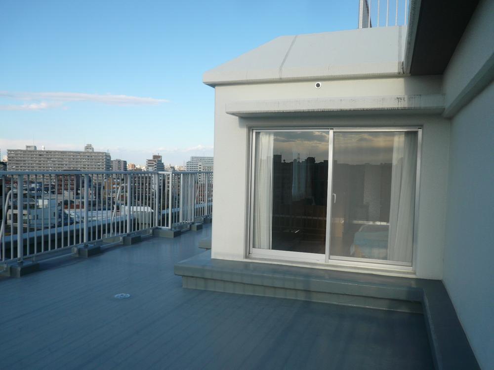 Balcony. Roof balcony (December 2012 shooting)