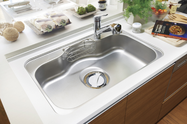 Wide type noise design sink + disposer