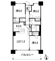 Floor: 3LDK + 2WIC, the area occupied: 70.1 sq m, Price: 36,680,000 yen, now on sale