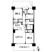 Floor: 3LDK + 2WIC, the area occupied: 70.1 sq m, Price: 44,080,000 yen, now on sale