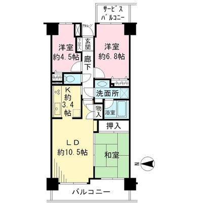 Floor plan. Edogawa-ku, Tokyo center 1-chome