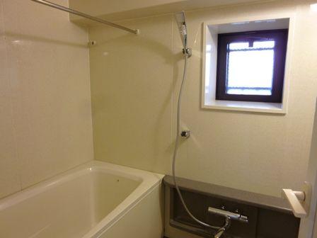 Bathroom. It is with window.