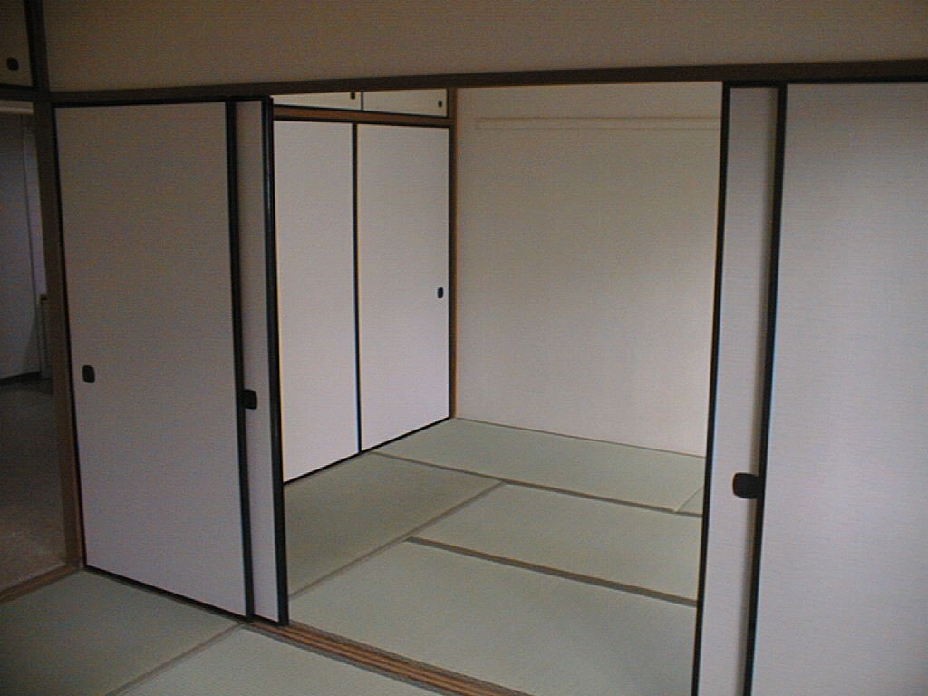 Living and room. You can also use it as a large room and remove the partition of the sliding door! !