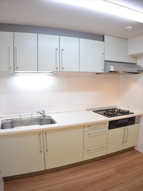 Kitchen. 3-burner stove in the kitchen