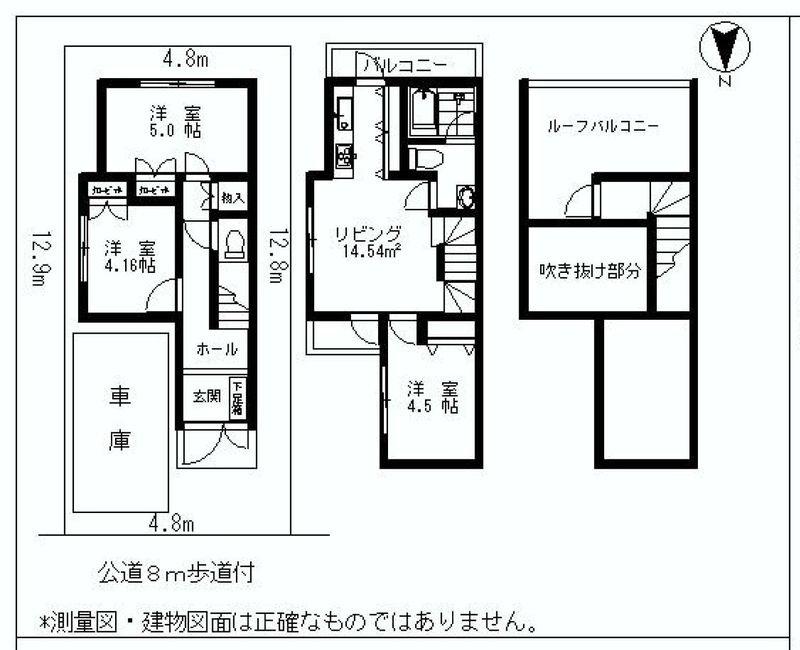 Floor plan. 30,800,000 yen, 3LDK, Land area 61.75 sq m , Building area 61.52 sq m floor plan