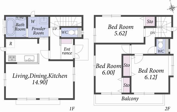 Floor plan D Building