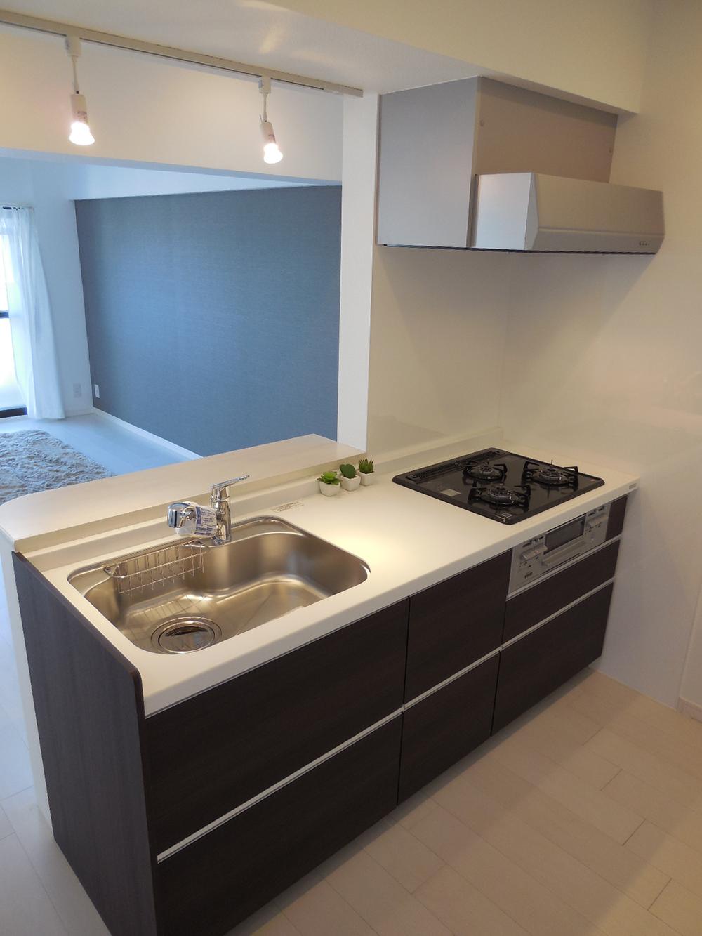 Kitchen. It is a popular face-to-face counter kitchen