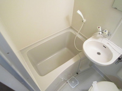 Bath. Bus toilet by