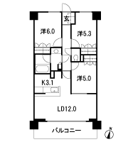Floor: 3LDK + TR, the occupied area: 67.76 sq m