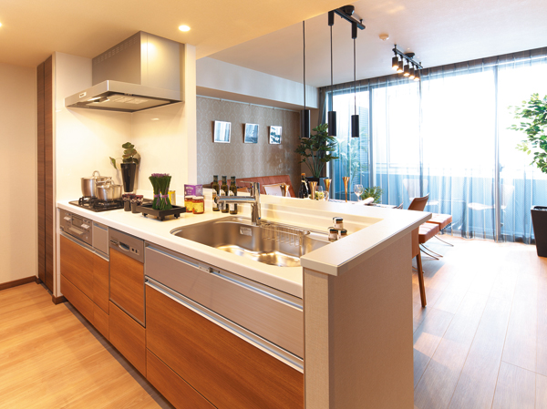 Kitchen.  [kitchen] Precisely because space you use every day, We pursued the beauty and functionality.