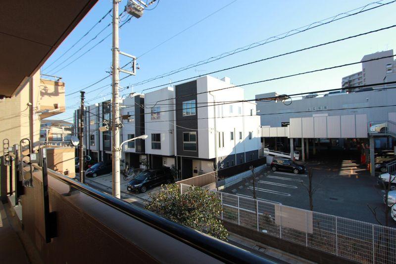 Balcony. View from the balcony