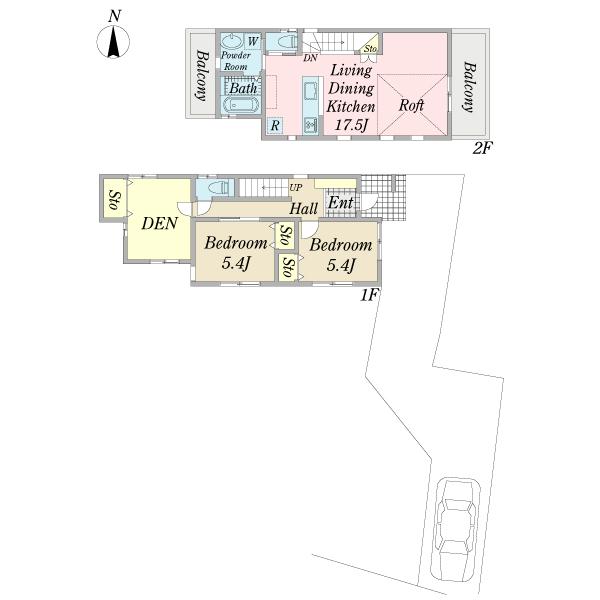 Floor plan. 32,900,000 yen, 3LDK, Land area 75.66 sq m , Building area 82.81 sq m
