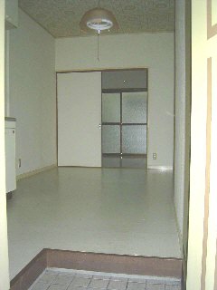 Living and room. Because there is a depth, These rooms open impression.