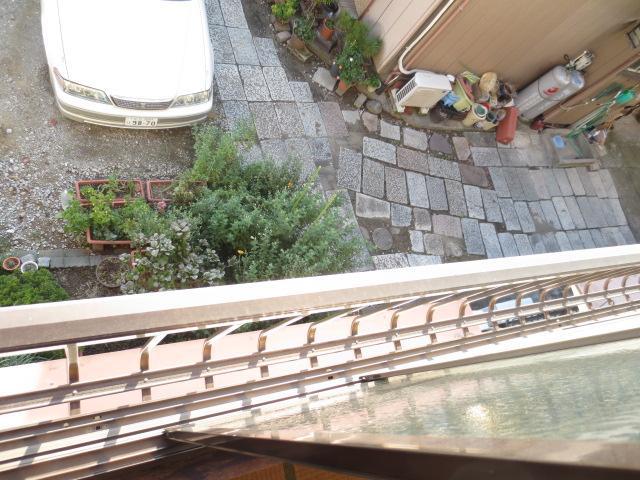 Balcony. Flower box