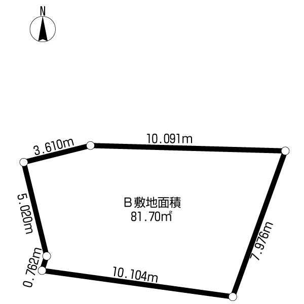 Compartment figure. Land price 27,200,000 yen, Land area 81.7 sq m