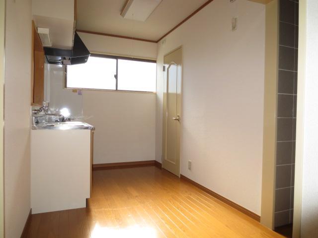 Living and room. Kitchen space