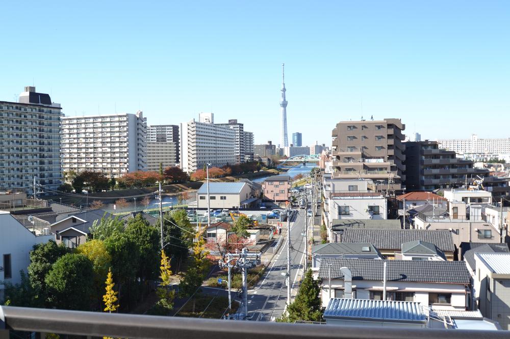 View photos from the dwelling unit. View from the roof balcony