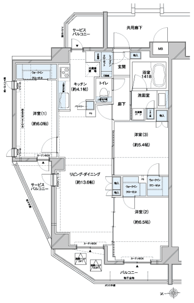 Floor: 3LDK + 3WIC + SIC, the occupied area: 78.39 sq m, Price: 47,700,000 yen, now on sale