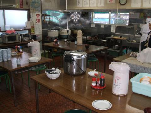 Kitchen. Dining room with a lively is the atmosphere of Showa.