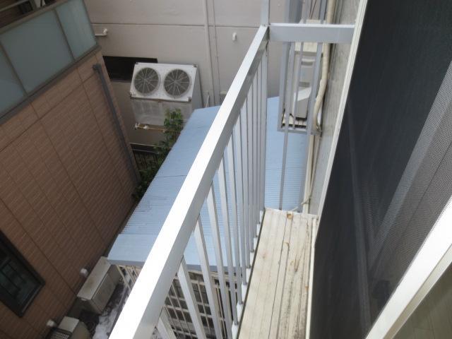 Balcony. Flower box