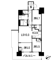 Floor: 3LDK + WIC, the occupied area: 74.64 sq m, Price: TBD