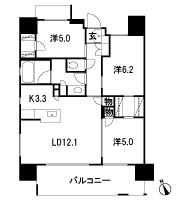 Floor: 3LDK + WTC + WIC, the occupied area: 71.39 sq m, Price: TBD